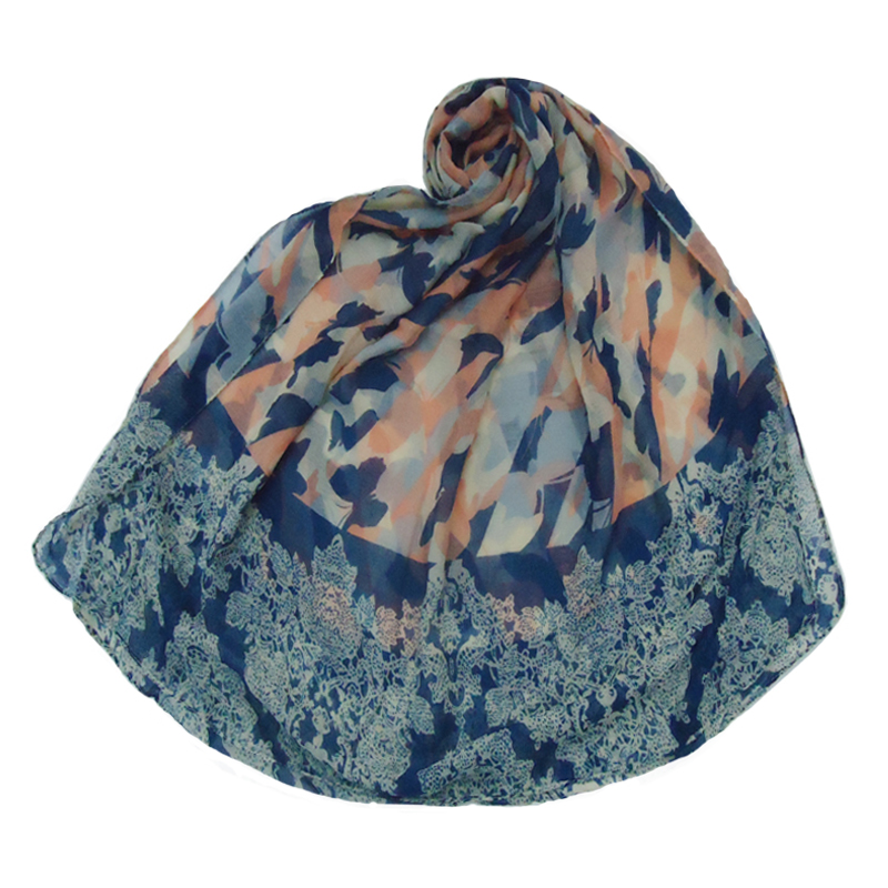 2014 ladies' fashion hot sell scarf, made of polyester 