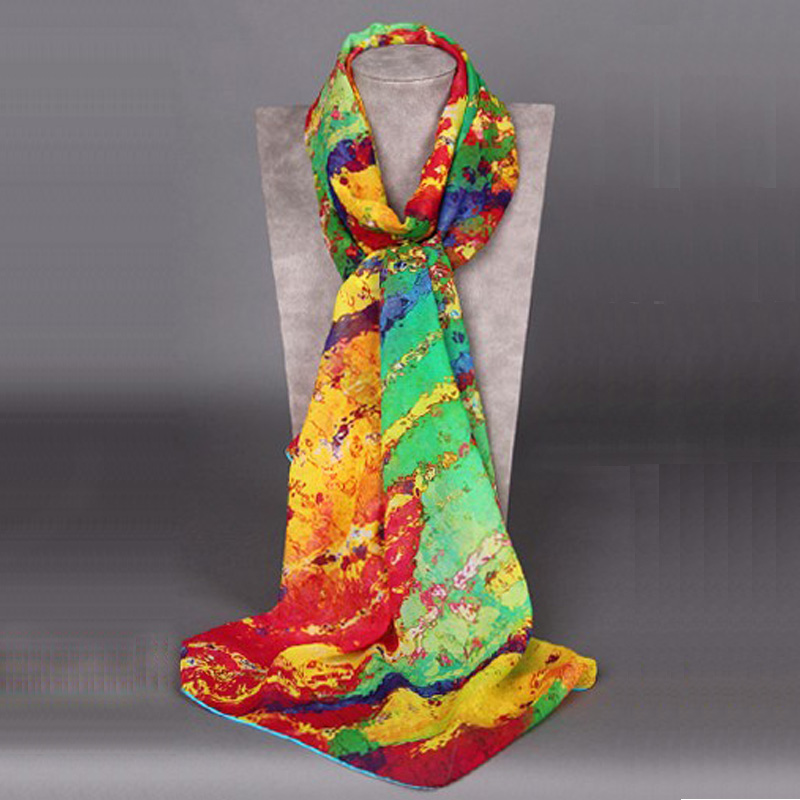 fashion printed silk scarf 2014