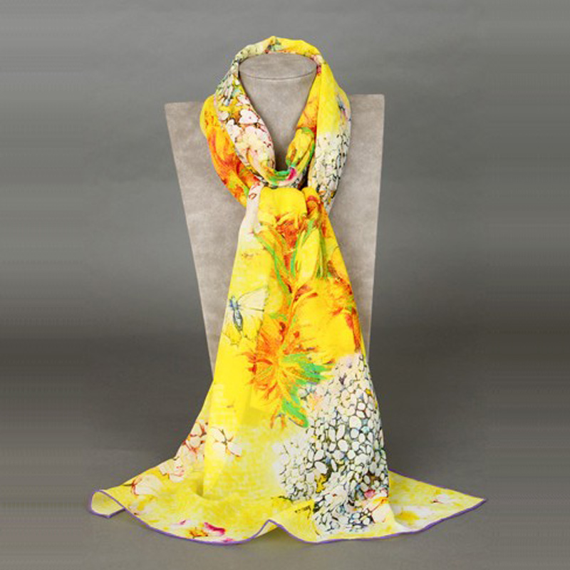 fashion printed silk scarf 2014