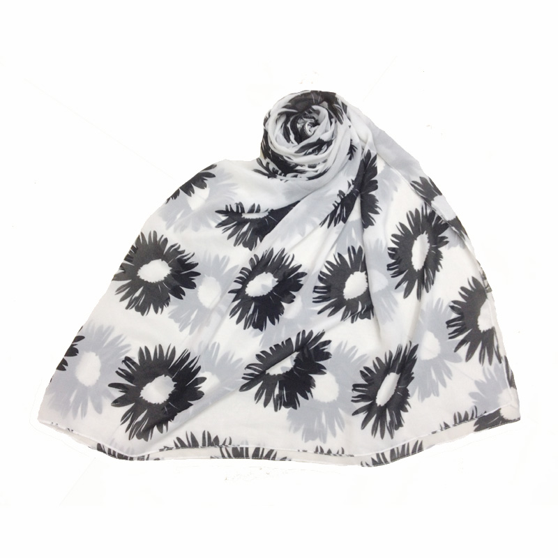 Fashion design of chiffon scarf