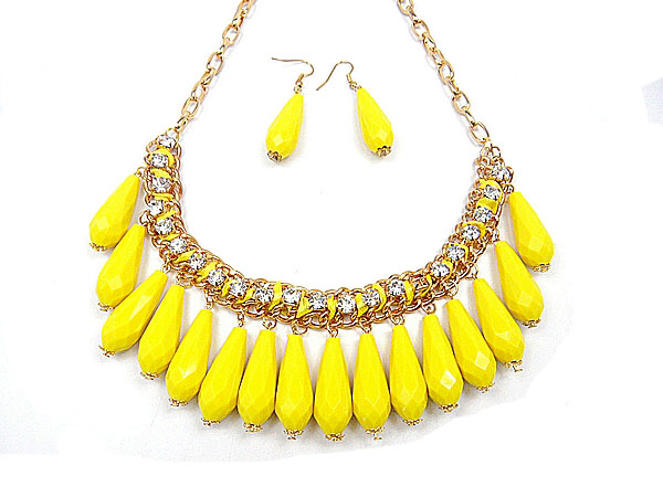fashion beautiful necklace set