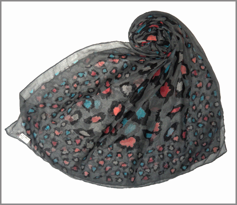 Ladies' nice polyester scarf, various designs and colors are available