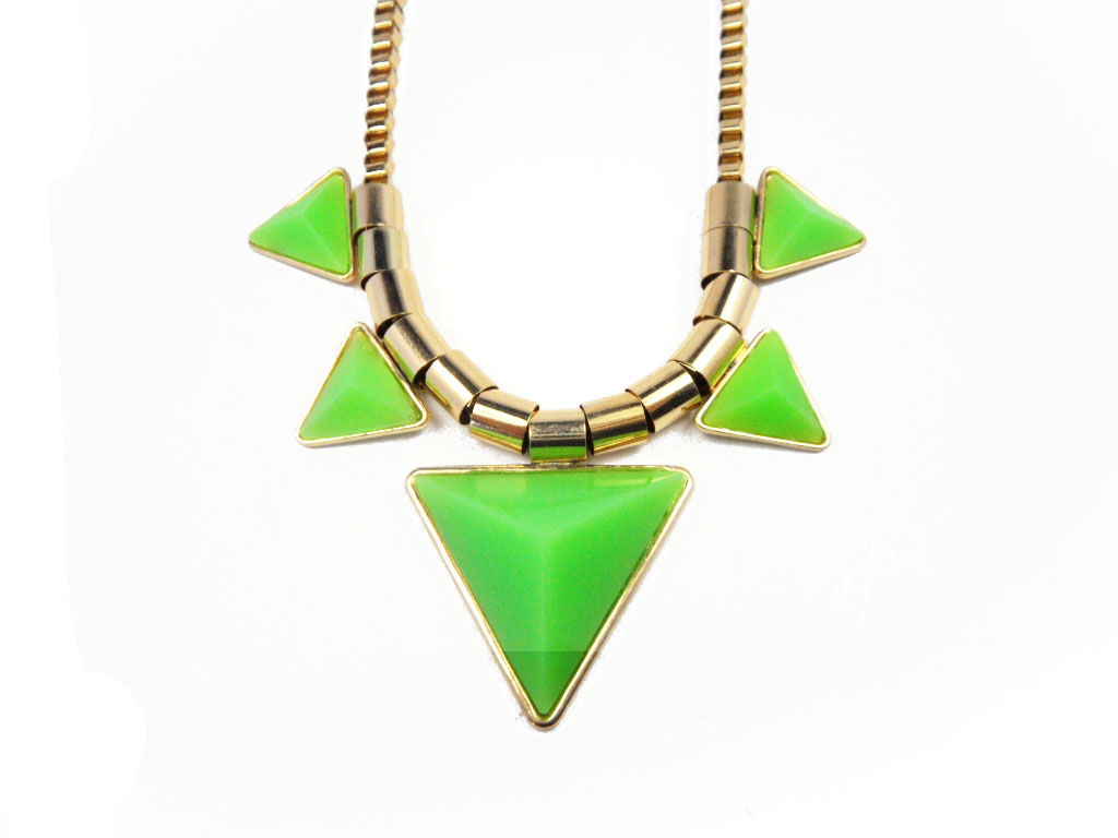 Resin necklace Chokers Metal necklace Personalized jewellery Fashion jewellery