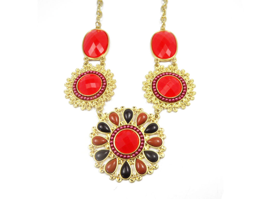 Resin necklace Chokers Metal necklace Personalized jewellery Fashion jewellery