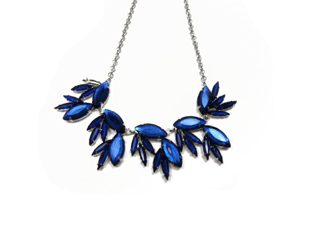 Fashionable necklace, made of iron and resin, various designs are available 