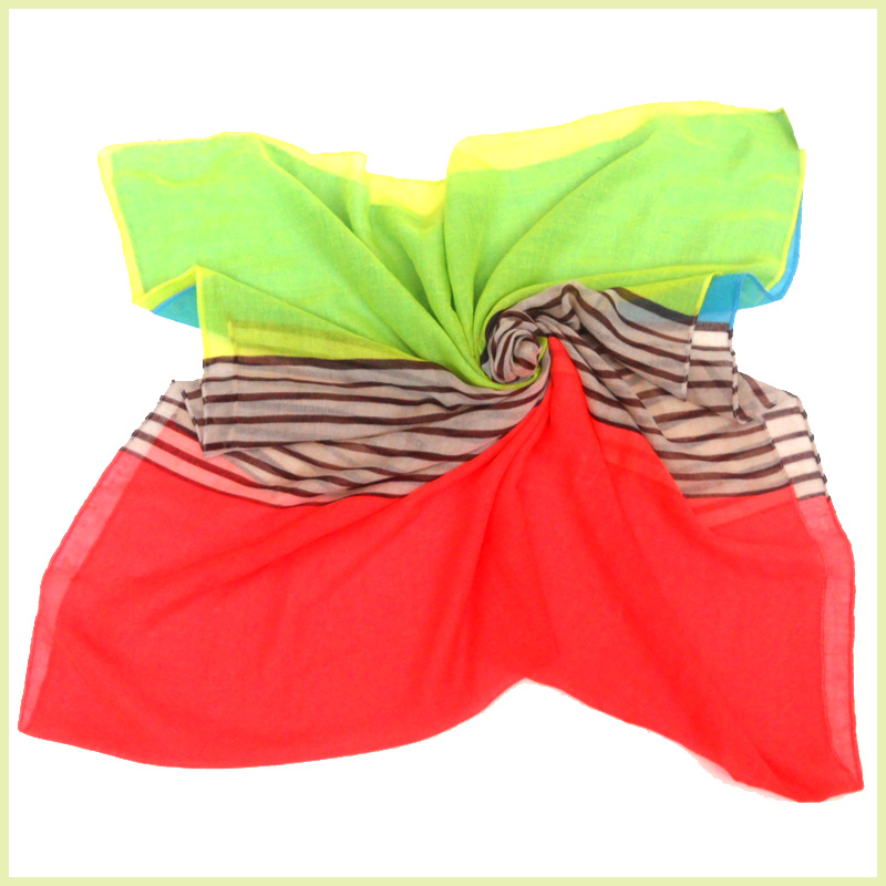 Fashionable color scarf,made of 100% polyester