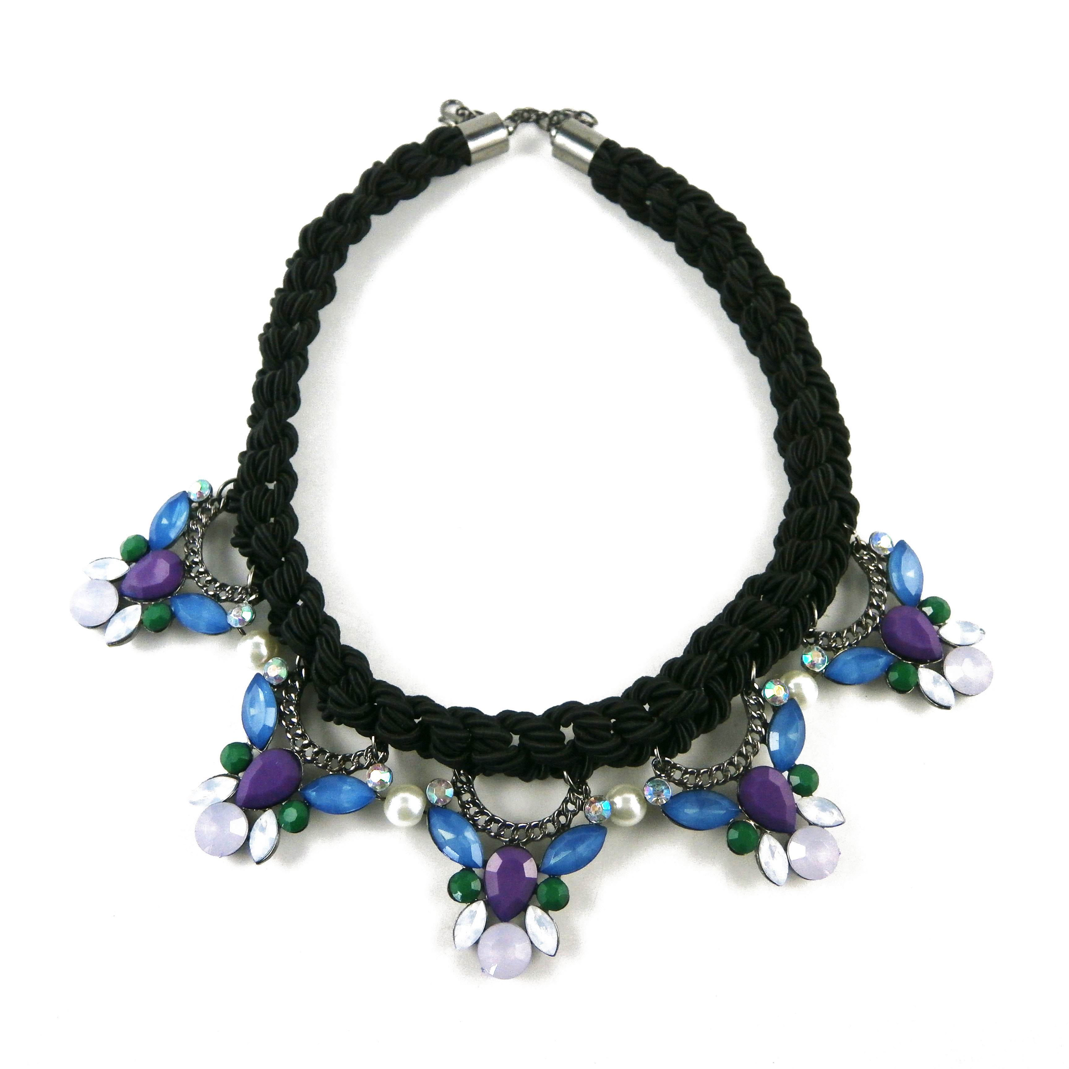 ZINC ALLOY,PLASTIC,FABRIC NECKLACE JEWELRY FOR WOMEN AND GIRLS