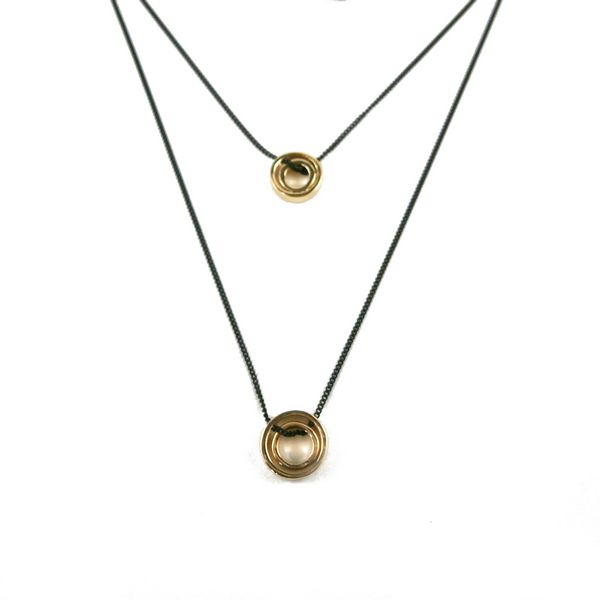 Fashion black pendent necklace jewelry for girls and women